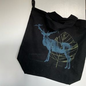 BAGGU Canvas shoulder tote with inner pocket